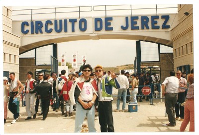 Mi colega (Martini) y yo en Jerez 1994