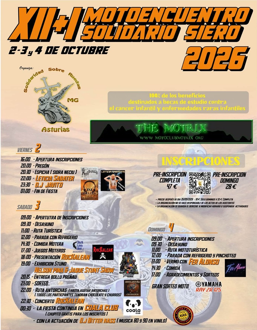 XIII Moto encuentro solidario Siero
